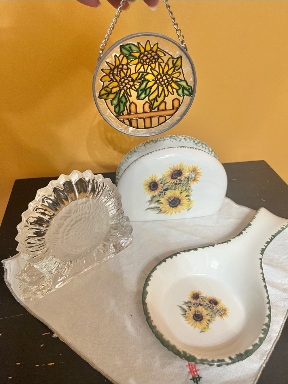 Vintage Sunflower Decor set